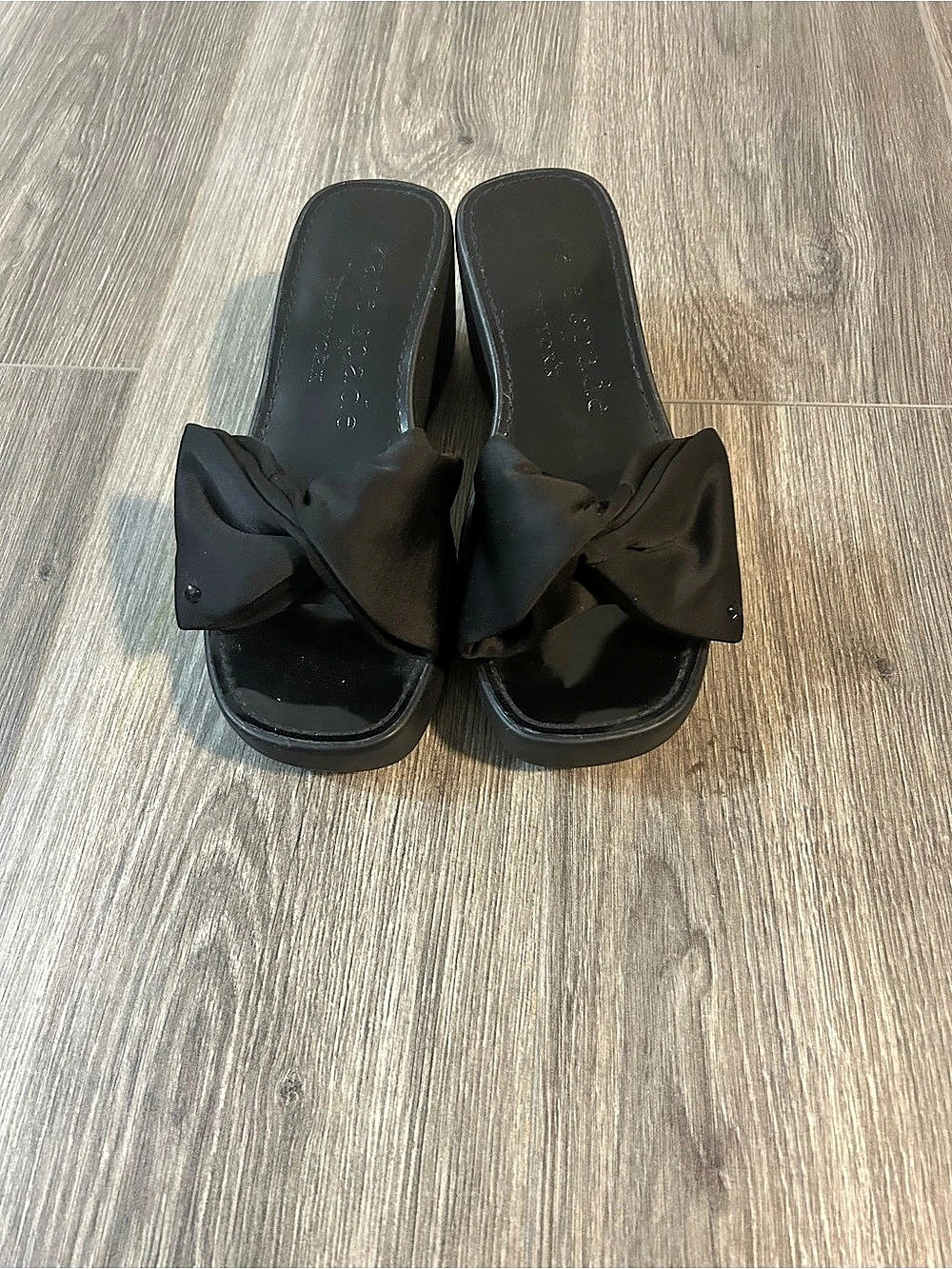 kate spade new york Kate Spade Bikini Bow Platform Wedge Sandals Bikini Bow